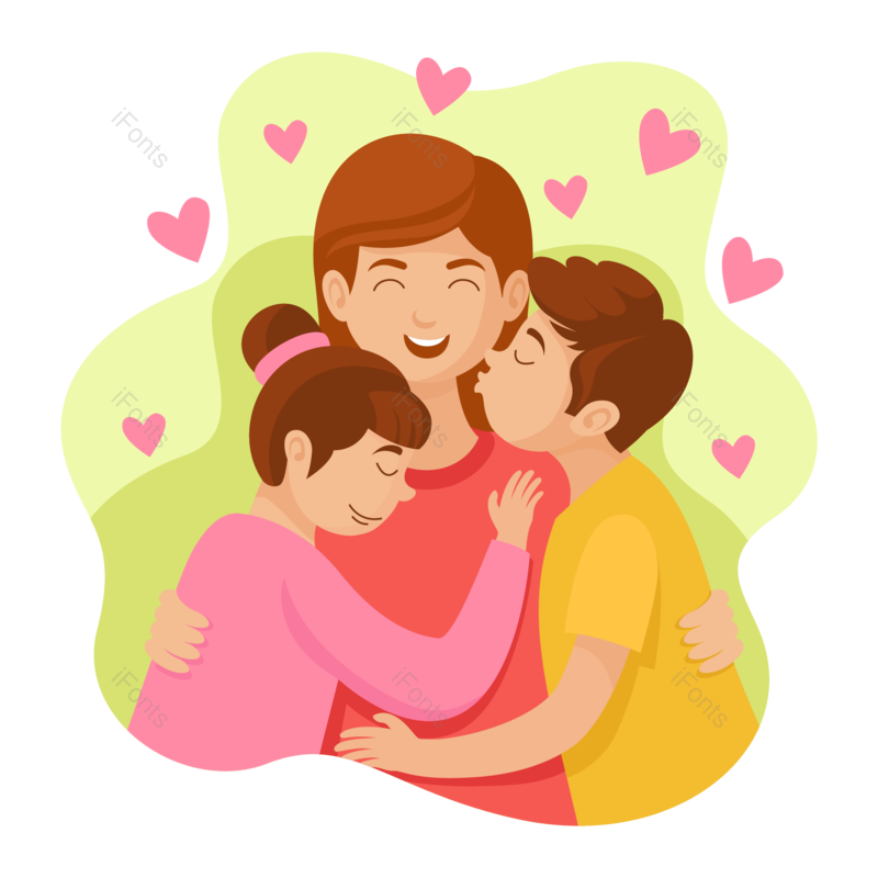 母亲节图片,素材元素,矢量PNG,母亲免抠素材